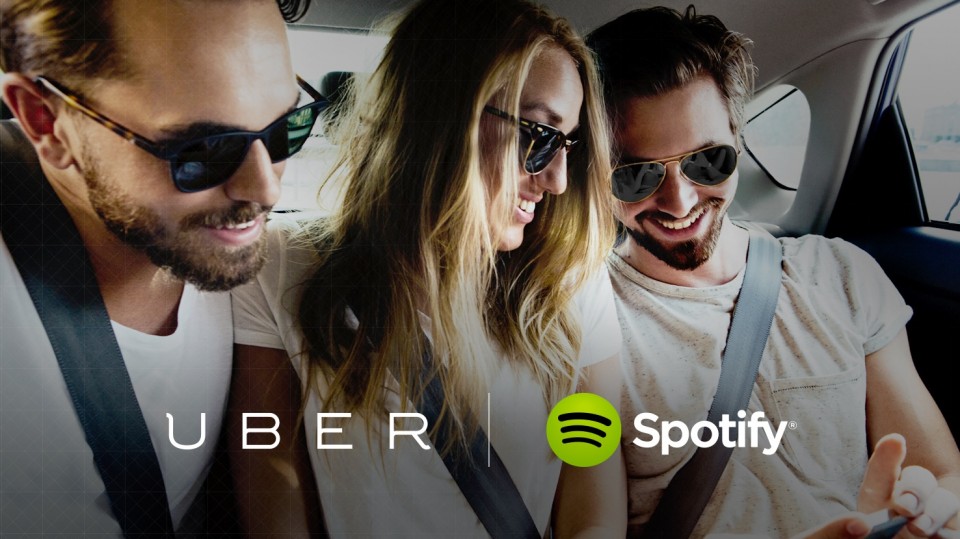 Spotify y Uber lanzan nuevo servicio