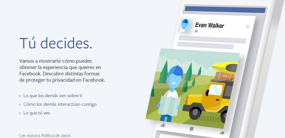 Guía privacidad facebook