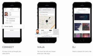Uber y Spotify lanzan nuevo servicio