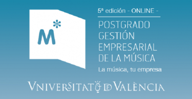 5 ed postgrado en gestion empresarial de la musica uv