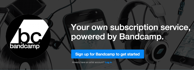 bandcamp, servicio de suscripcion