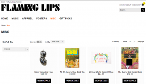 merchandising flamming lips