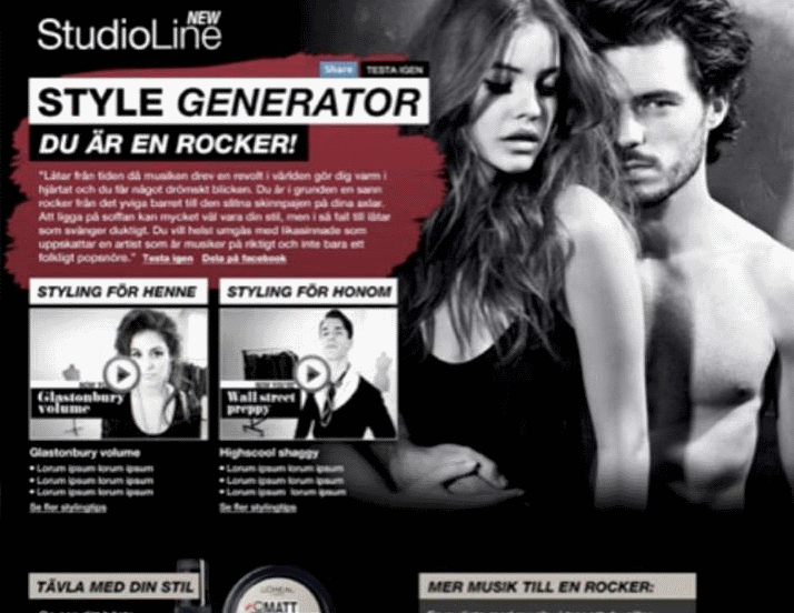spotify for brands, style generator loreal