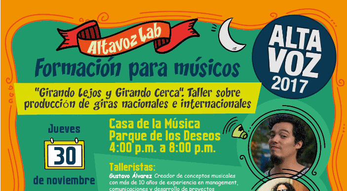 Workshops Para Músicos en Medellín, Colombia: AltavozLab