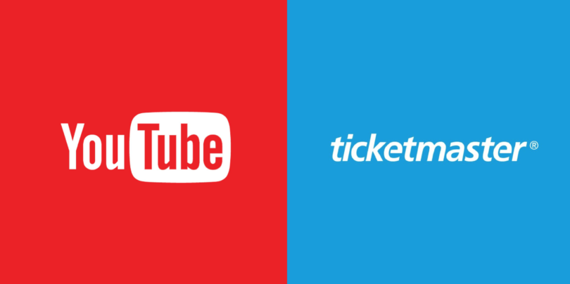 ticketmaster, youtube, fechas de conciertos en youtube, alianza youtube ticketmaster