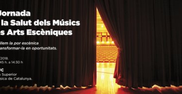 V Jornada de la Salut dels Músics i les Arts Escèniques