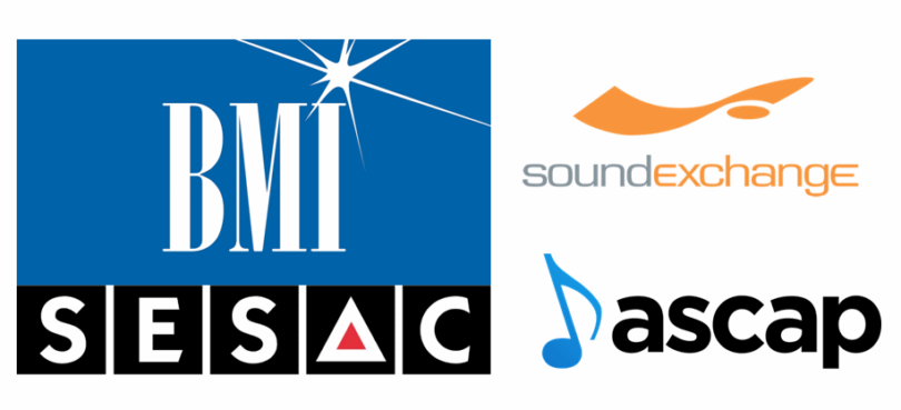Diferencias entre BMI, ASCAP, SESAC y SoundExchange