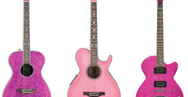 guitarras rosas