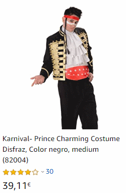 disfraz cantante famoso prince