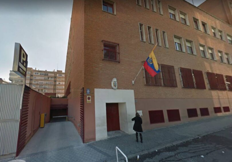 embajada ecuador en espana