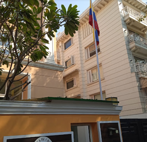embajada de colombia en la india